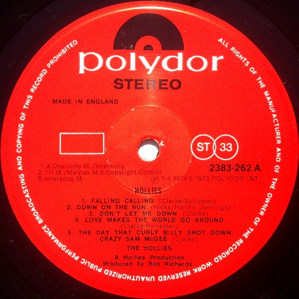 Hollies – ParSonics Studio